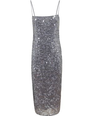 Ralph Lauren Woven-Slip Dress-Dresses Abito - Grey