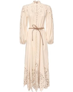 Zimmermann Wylie Midi Dress - Natural
