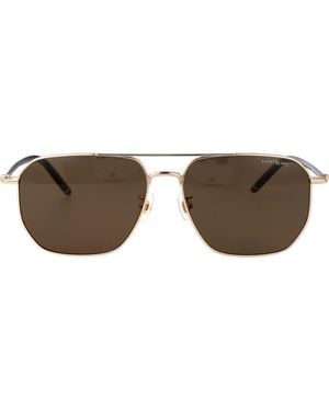 Montblanc Injected Sunglasses - Brown