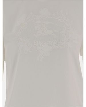 Burberry T-Shirt Cotton T-Shirts & Jerseys - Grey