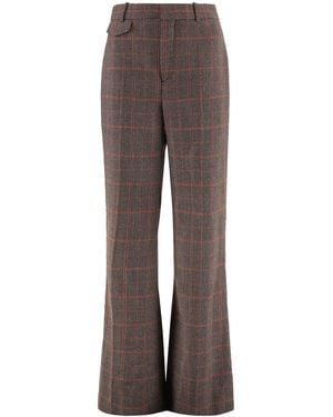 Chloé Flared Pants - Brown
