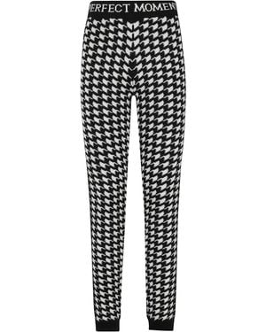 Perfect Moment Houndstooth Legging - Black
