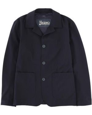 Herno Shirt Collar Jacket - Blue