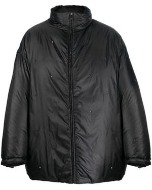 Valentino Reversible Rockstud Puffer Jacket Clothing - Black