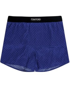 Tom Ford Underwear Seta Elastane - Blue