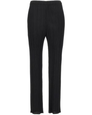 Pleats Please Issey Miyake Basics Trousers - Black