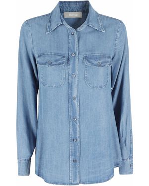 Kiltie Camicia Sole Tencel - Blue