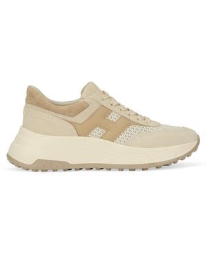 Hogan Sneakers Hi-Fi Calfskin Sneakers - Natural