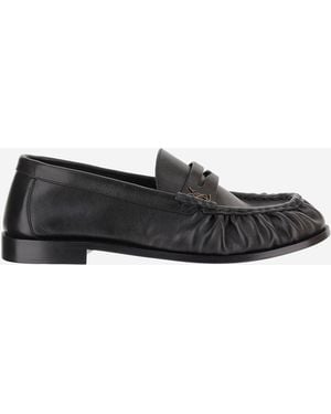 Saint Laurent Loafers Soft Leather - Black