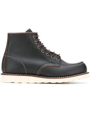 Red Wing Classic Moc Leather Boots - Black