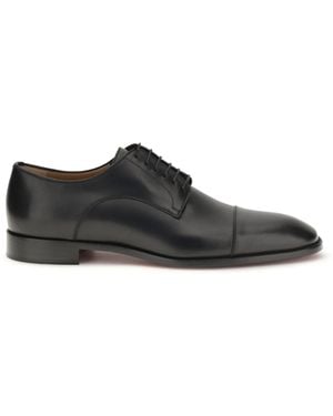 Christian Louboutin Oxford Lace-Up Shoes Greggo Leather Calf - White