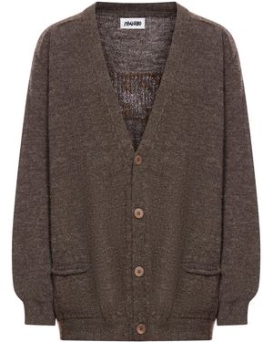 Magliano Grampa Knitted Cardigan - Brown