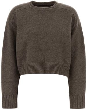 Loulou de Saison Mud Wool Blend Bruzzi Sweater - Multicolor