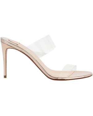 Christian Louboutin Calfskin Stiletto Heel Sandals - Multicolour