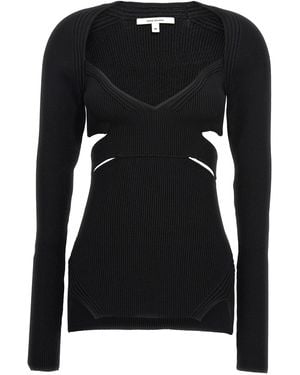 Nensi Dojaka Cut-Out Jumper - Black