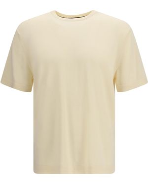 Cruna Cotton Knitted T-Shirt T-Shirts - White