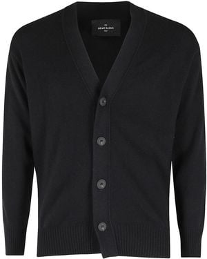 Gran Sasso Cardigan Bottoni - Black