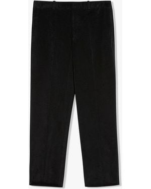 Doppiaa Aamedeus Cotton Moleskin Trousers - Black