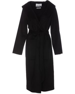 IVY & OAK Celie Double Breasted Coat - Black