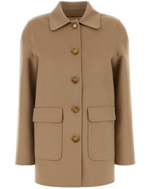Valentino Garavani Flanel Blazer - Natural