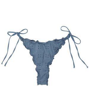 Mc2 Saint Barth Sangallo Sagittarius Miami Bikini Bottom - Blue