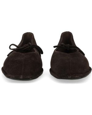 Alohas Ballet Flats Sway Goat Leather - Black