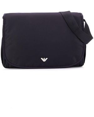 Emporio Armani Crossbody Bag Mummy Baby Nylon Shoulder - Blue