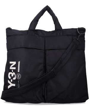 Y-3 Nbhd Padded Nylon Tote Bag - Black