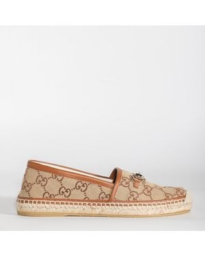 Gucci Horsbit Espadrillas - Brown
