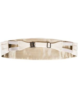 Tom Ford Cummerbund Silk Belt - Natural