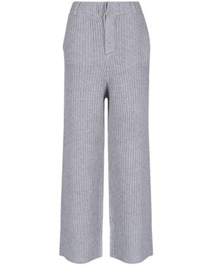 AYA MUSE Vena Knit Trousers - Grey