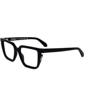 Off-White c/o Virgil Abloh Eyeglasses Square Full Rim, Frame And Clear Demo Lens Oerj052Style521000 Sunglasses - Black