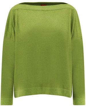 F Cashmere Daisy 1 Cashmere Sweater - Green