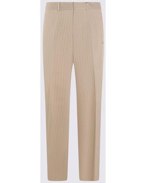 Amiri Alabaster Viscose Pant - Natural