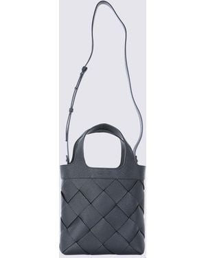 Bottega Veneta Leather Diago Small Bag - Blue