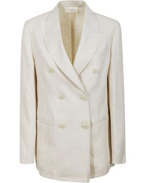 Montedoro Terrie Jacket Linen - White