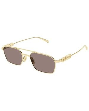 Gucci Sunglasses Square Full Rim, Frame And Lens Gg1804S004 - Purple