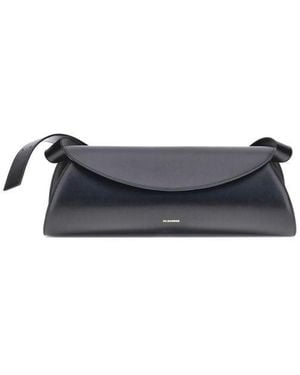 Jil Sander Cannolo Shoulder Bag - Blue