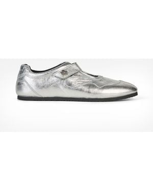 Cecilie Bahnsen Flat Shoes Leather - White