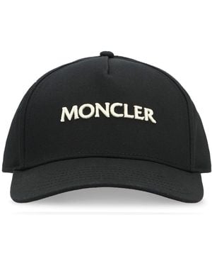 Moncler Logo Baseball Cap - Black