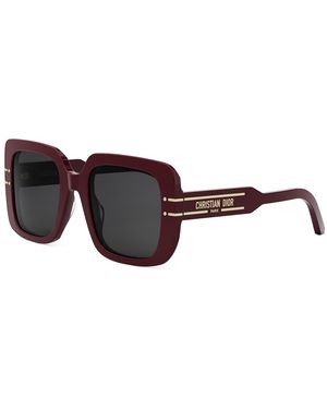 Dior Signature S11I 35A0 Bordeaux Acetate Occhiali Da Sole - Brown