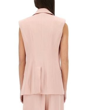 Nina Ricci Double-Breasted Waistcoat - Pink