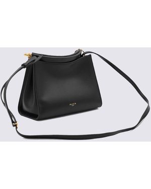 Alaïa Leather Small Square Crossbody Bag - Black