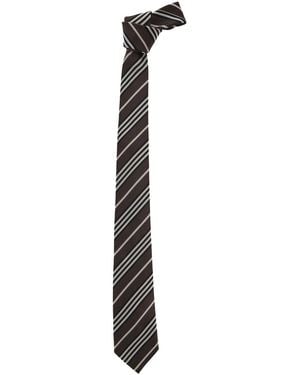 Saint Laurent Tie Silk Ties & Bow - White