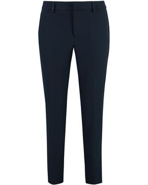 PT Torino New York Techno Fabric Tailored Pants Polyester Skinny - Blue