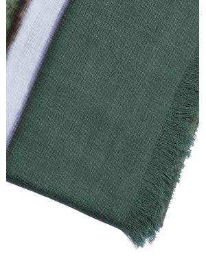 D'Aniello Perla Stole Modal Silk Scarf - Green