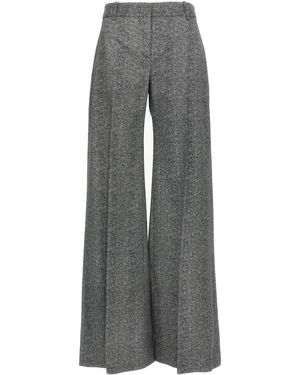 Ermanno Scervino Herringbone Trousers - Grey