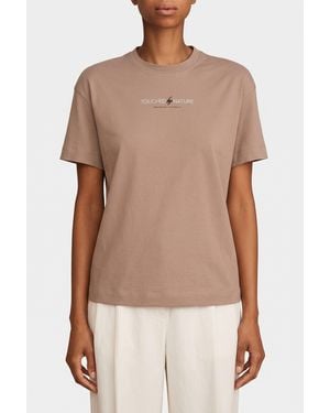 Brunello Cucinelli Coyote Cotton Relaxed Shirt - Multicolor