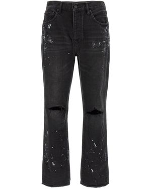 Purple P011 Jeans - Black