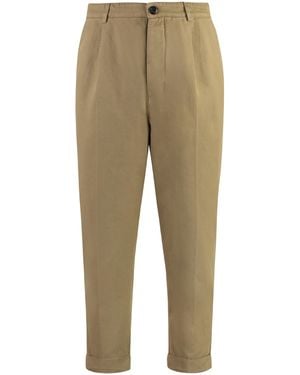 Dondup Chino Pants Adam Cotton Chinos - Natural